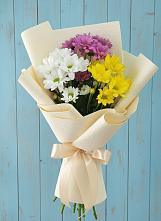 Букет цветов из:  Хризантемы в Кипень