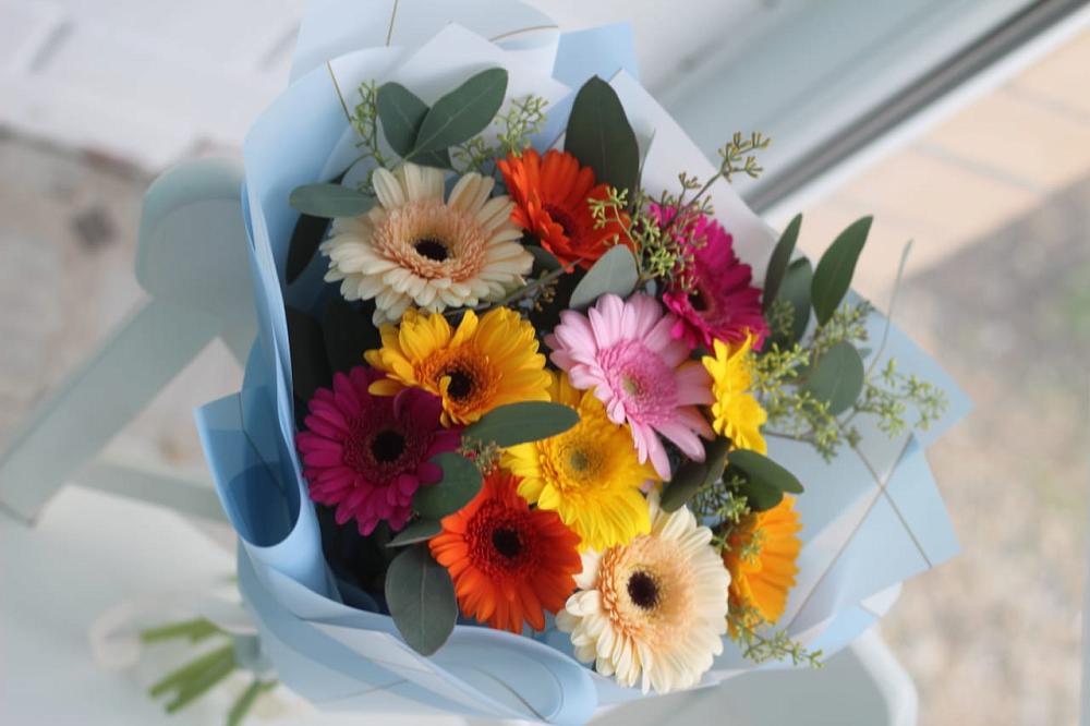 Букет цветов из: Герберы в Кипень