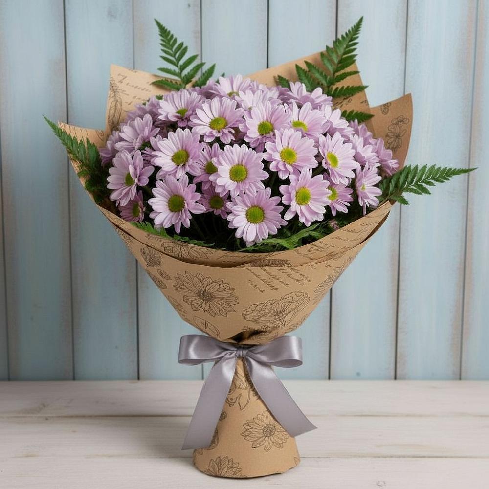 Букет цветов из: Хризантемы в Кипень