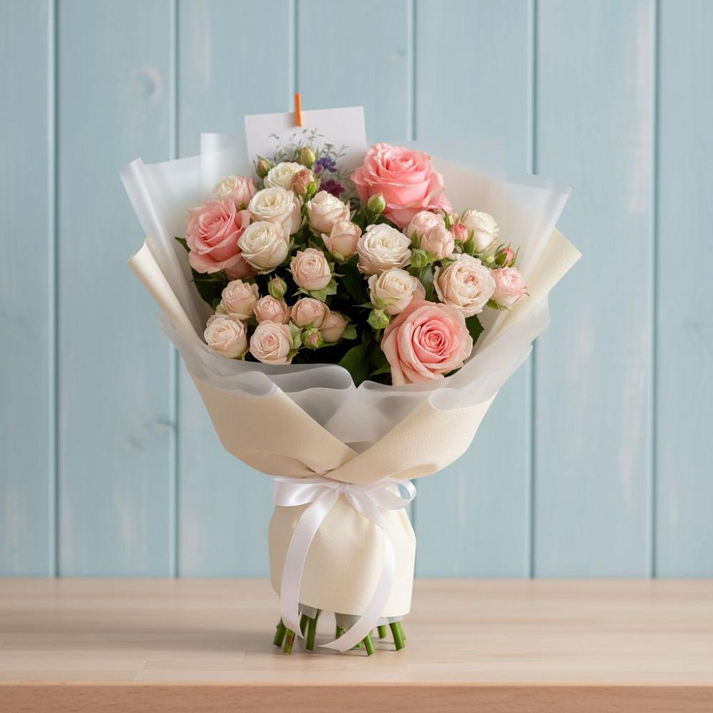 Букет цветов из: Розы в Кипень