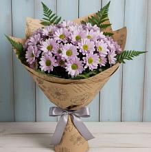 Букет цветов из:  Хризантемы в Кипень