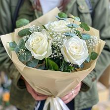 Букет Нежные грёзы в Кипень Букет цветов из: Розы в Кипень