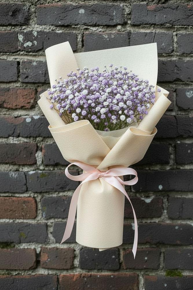 Букет цветов из: Гипсофила в Кипень