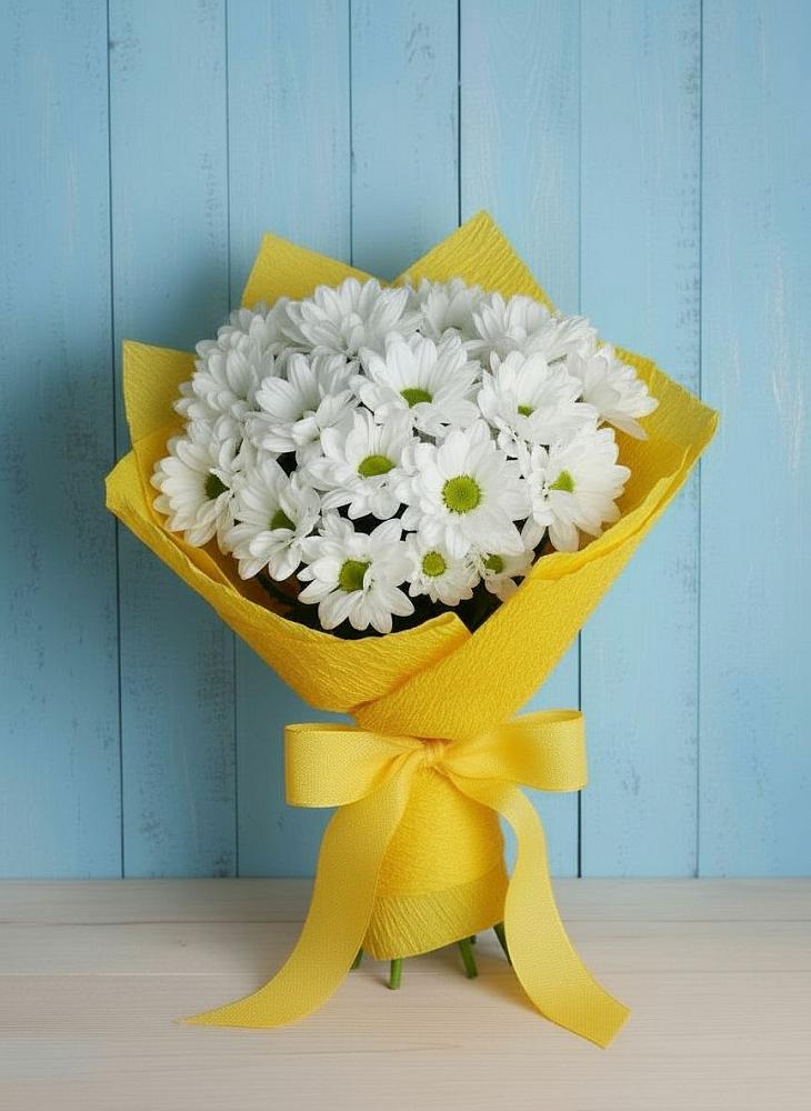 Букет цветов из: Хризантемы в Кипень