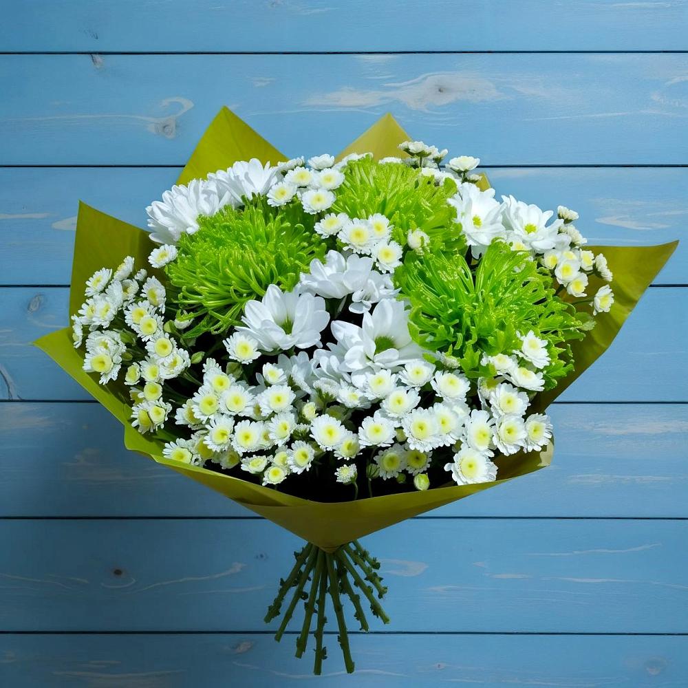 Букет цветов из: Хризантемы в Кипень