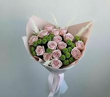 Букет цветов из:  Розы и Хризантемы в Кипень