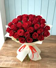 Букет 29 Красных роз в Кипень