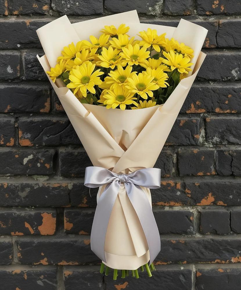 Букет цветов из: Хризантемы в Кипень