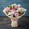 Букет цветов из: Хризантемы, Альстромерии и Розы в Кипень